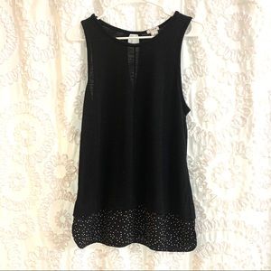 J Crew Loose Layered Tank Blouse